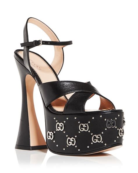 gucci mens platform shoes|Gucci high heels platform.